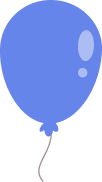 Blauer Ballon